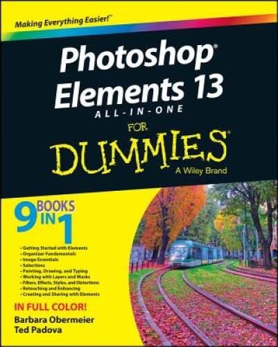 Photoshop Elements 13 All-in-One For Dummies – Paperback – GOOD