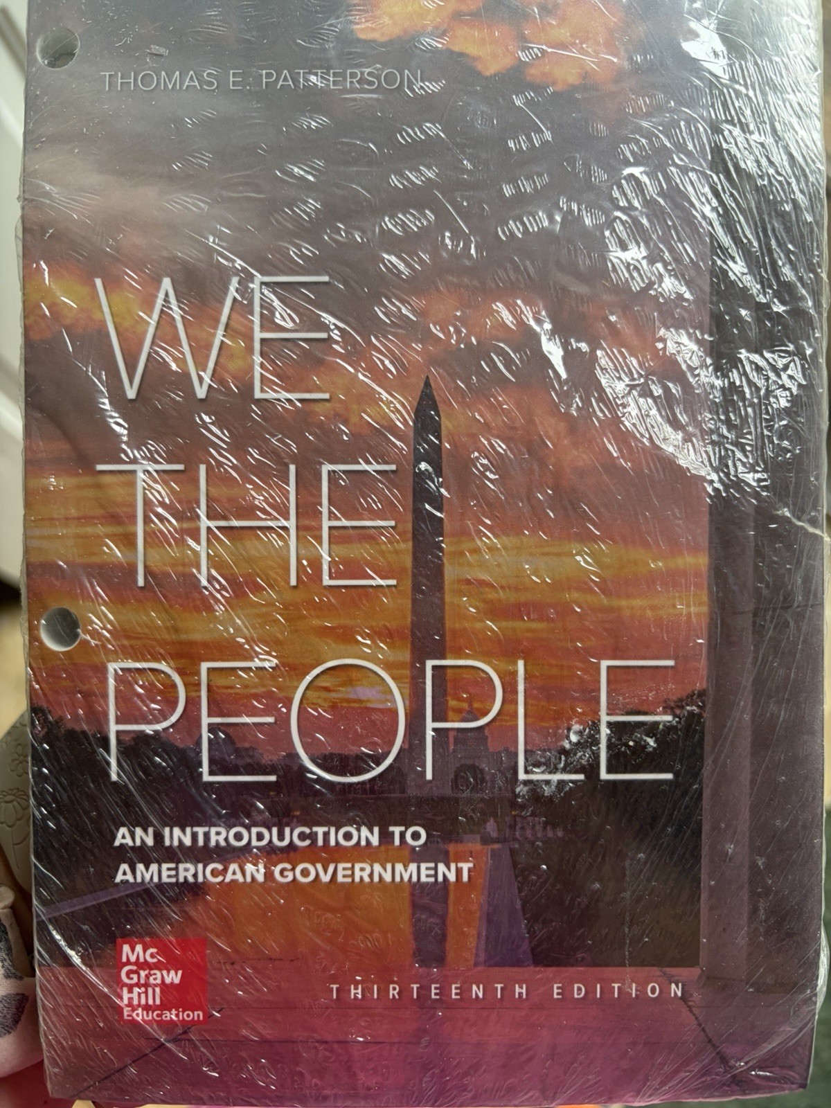 McGraw Hill We the People 13th Ed Looseleaf + Connect Access Code Patterson