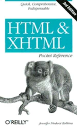 HTML and XHTML Pocket Reference by Jennifer Niederst Robbins: Used