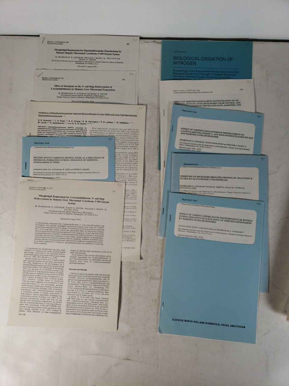 Original Carcinogens & Cancer Research Papers (1960’s to 1980’s) – 80 Papers #3