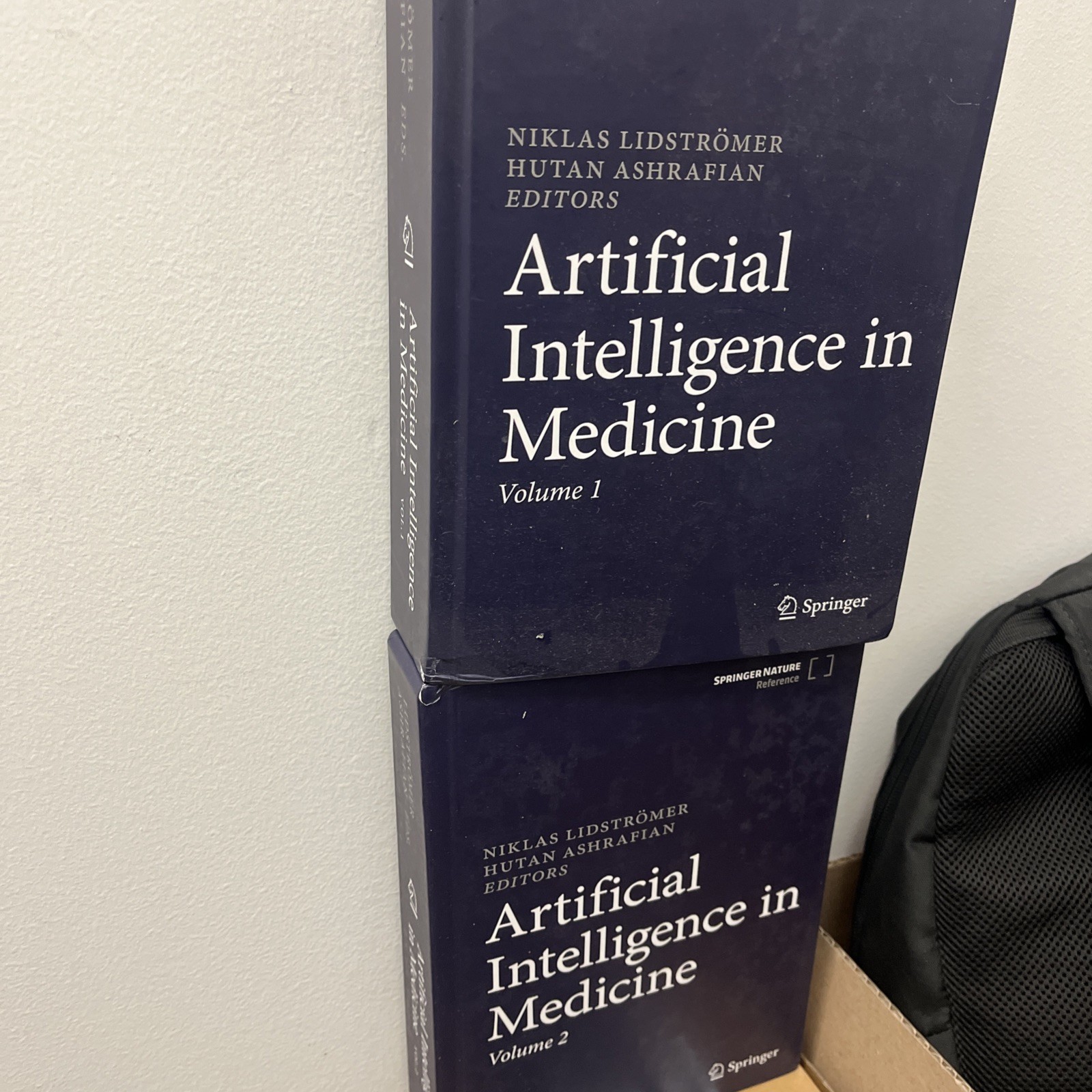 Artificial Intelligence in Medicine Edited by Lidstromer, Ashrafian Vol 1 & 2