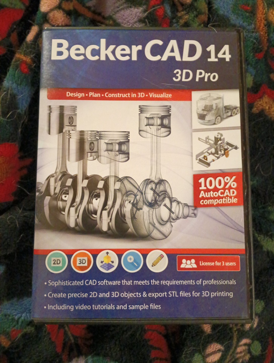 Beckercad 14 3D Software for 3D printing, home design, architecture, engineering