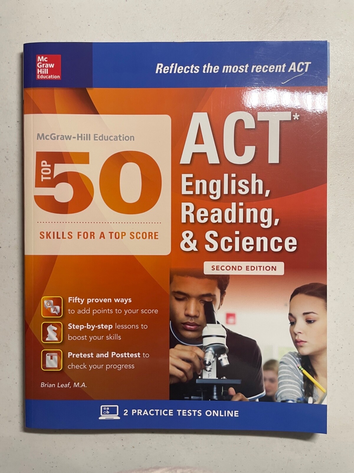 Top 50 ACT English, Reading, and Science AND Math BUNDLE 2nd Edition, FREE SHIP!