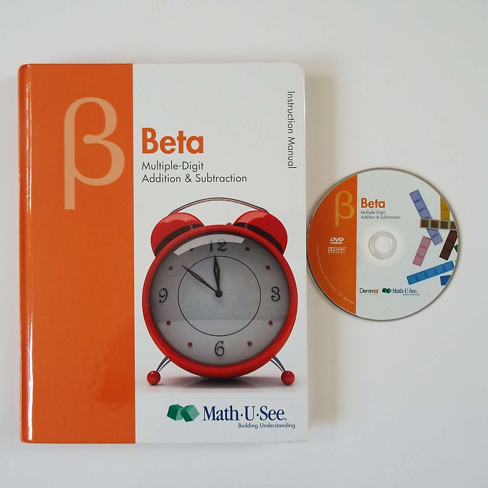 Math U See Beta Hardcover Instruction Manual Book