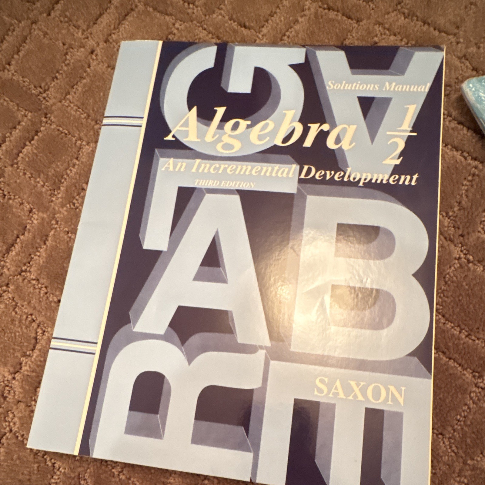 Saxon Algebra 1/2 3rd Edition Full Set [Like New]