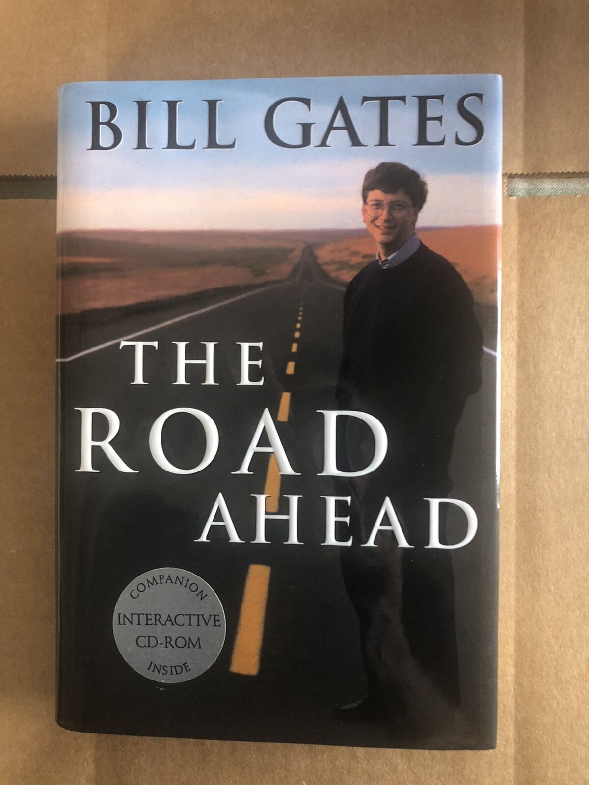 The Road Ahead by Bill Gates (1995, Hardcover) 1st Edition +CD ROM