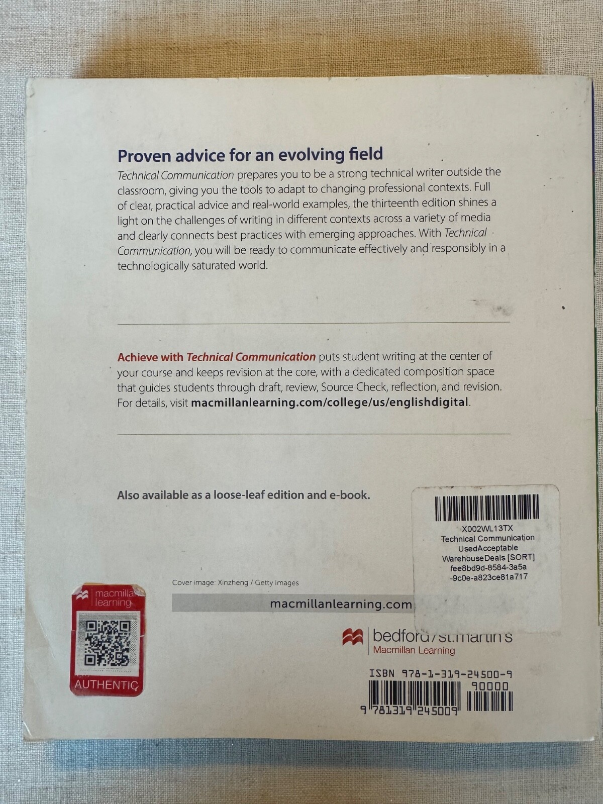 Technical Communication by Stuart A. Selber and Mike Markel