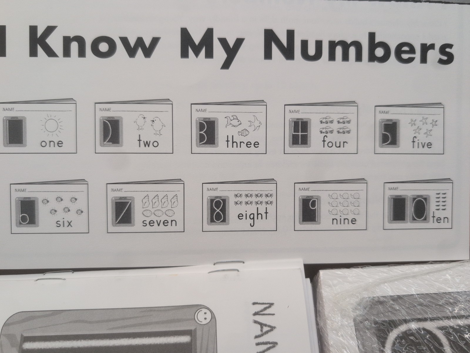 Handwriting Without Tears – I know My Numbers – 100 Activity Books 10 For Each #