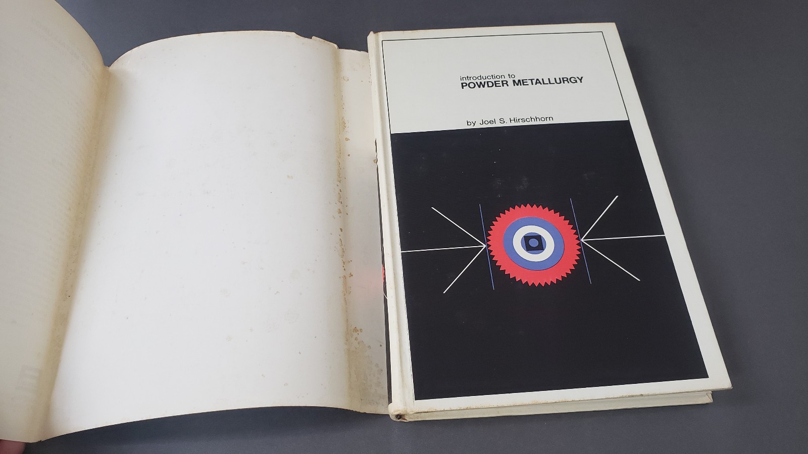 **RARE** Introduction to Powder Metallurgy Reference Book by Joel S Hirschhorn