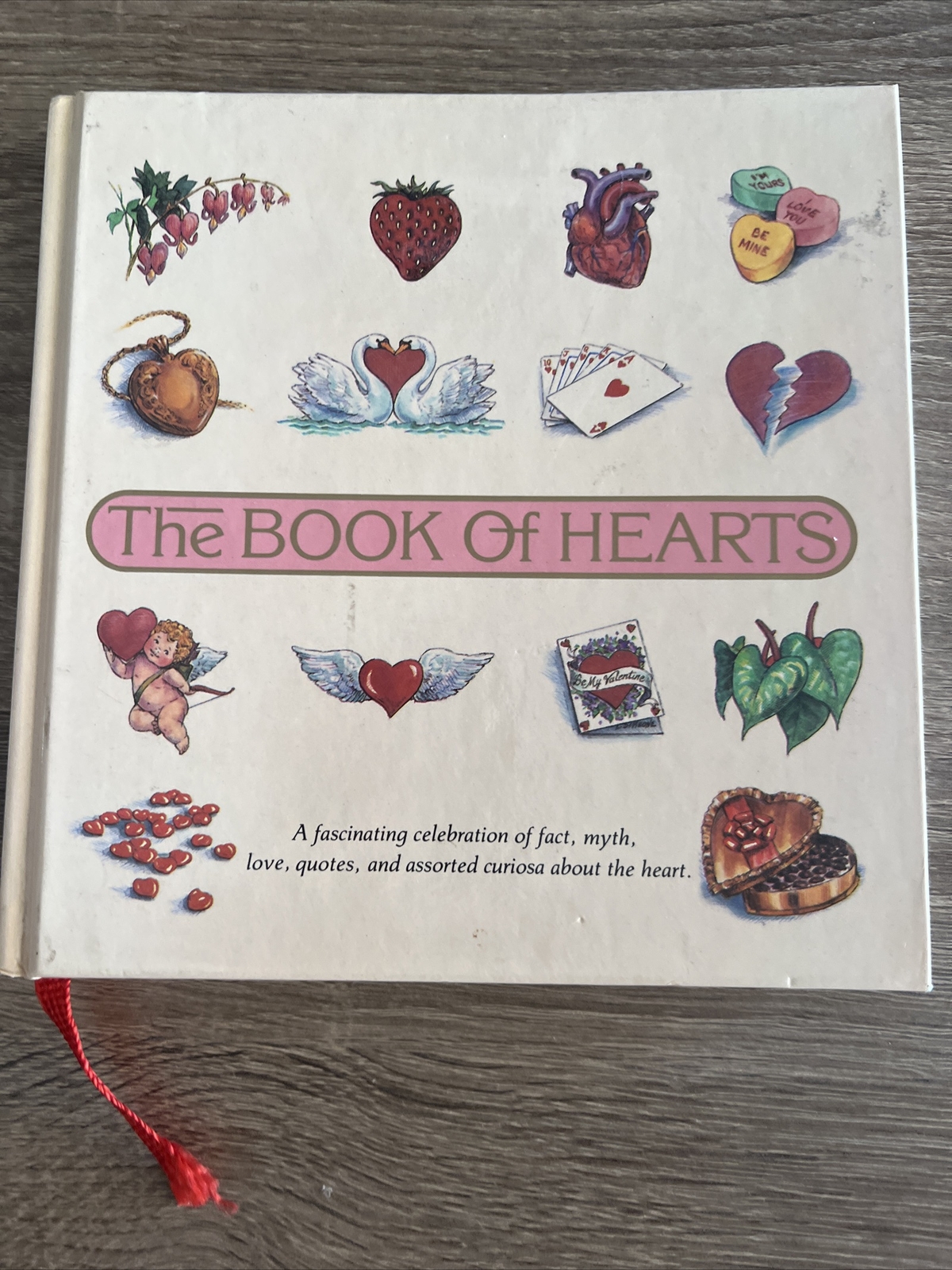 Book of Hearts by Running Press Hardback Book 1978 3rd Print