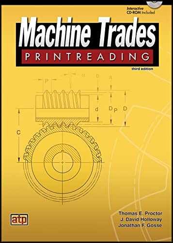 Machine Trades Printreading – Paperback, by Proctor Thomas E.; – Acceptable w