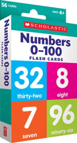 Flash Cards: Numbers 0-100 – Cards By Scholastic Teacher Resources – VERY GOOD