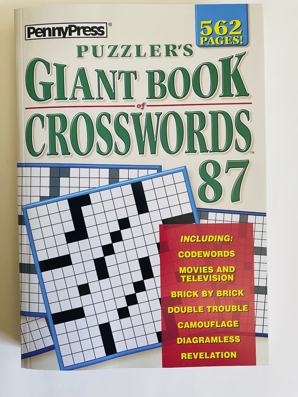Puzzler’s Giant Book of Crosswords Volume 87 2023 Penny Press full size
