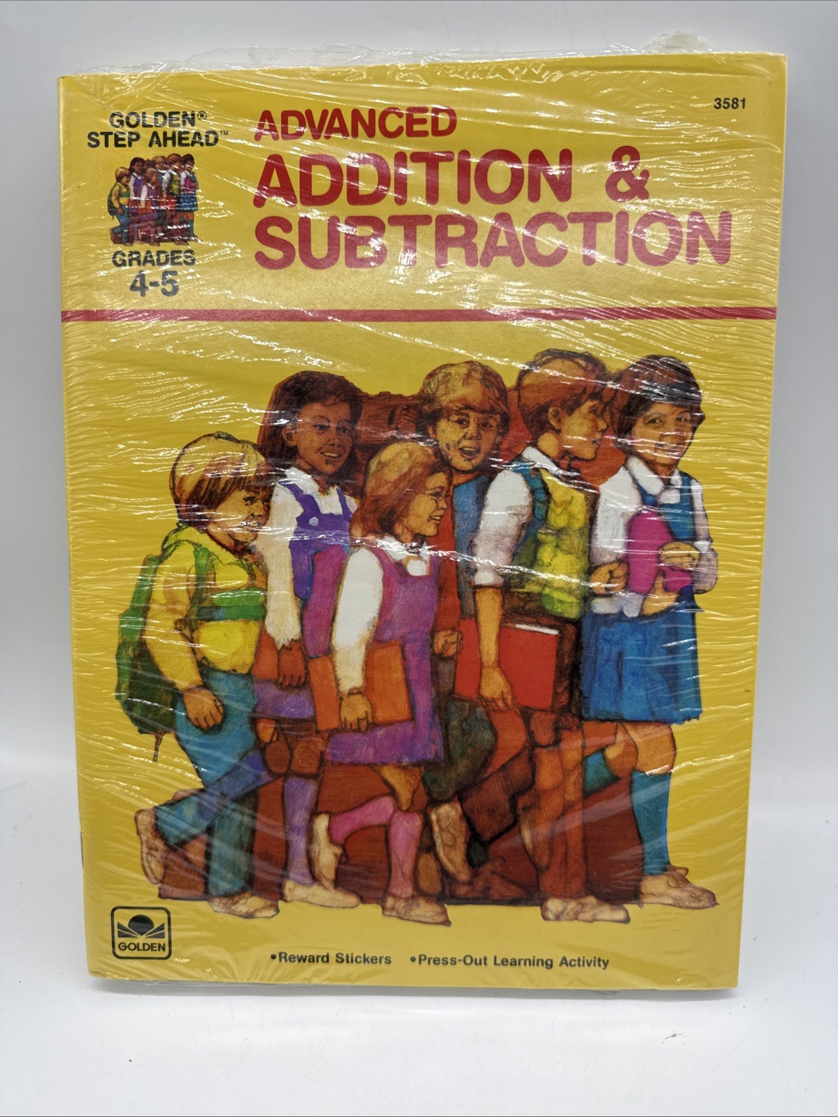 Golden Step Ahead Advanced Addition & Subtraction Grades 4-5 Pack Of 6 NOS Vtg
