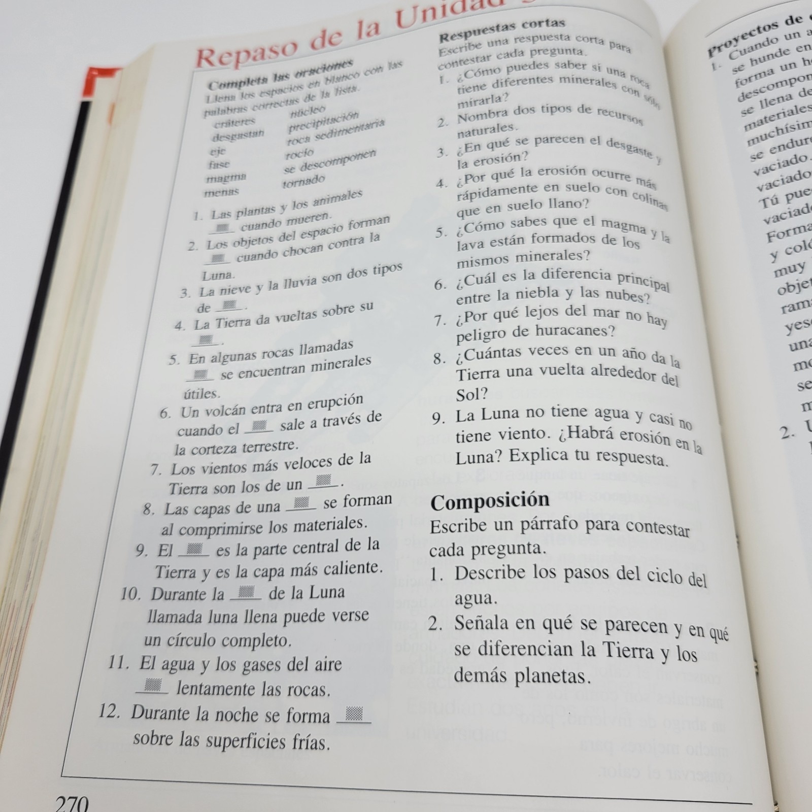 Descubre Las Ciencias Scott Foresman Texas Edition 1991 Spanish Science Textbook