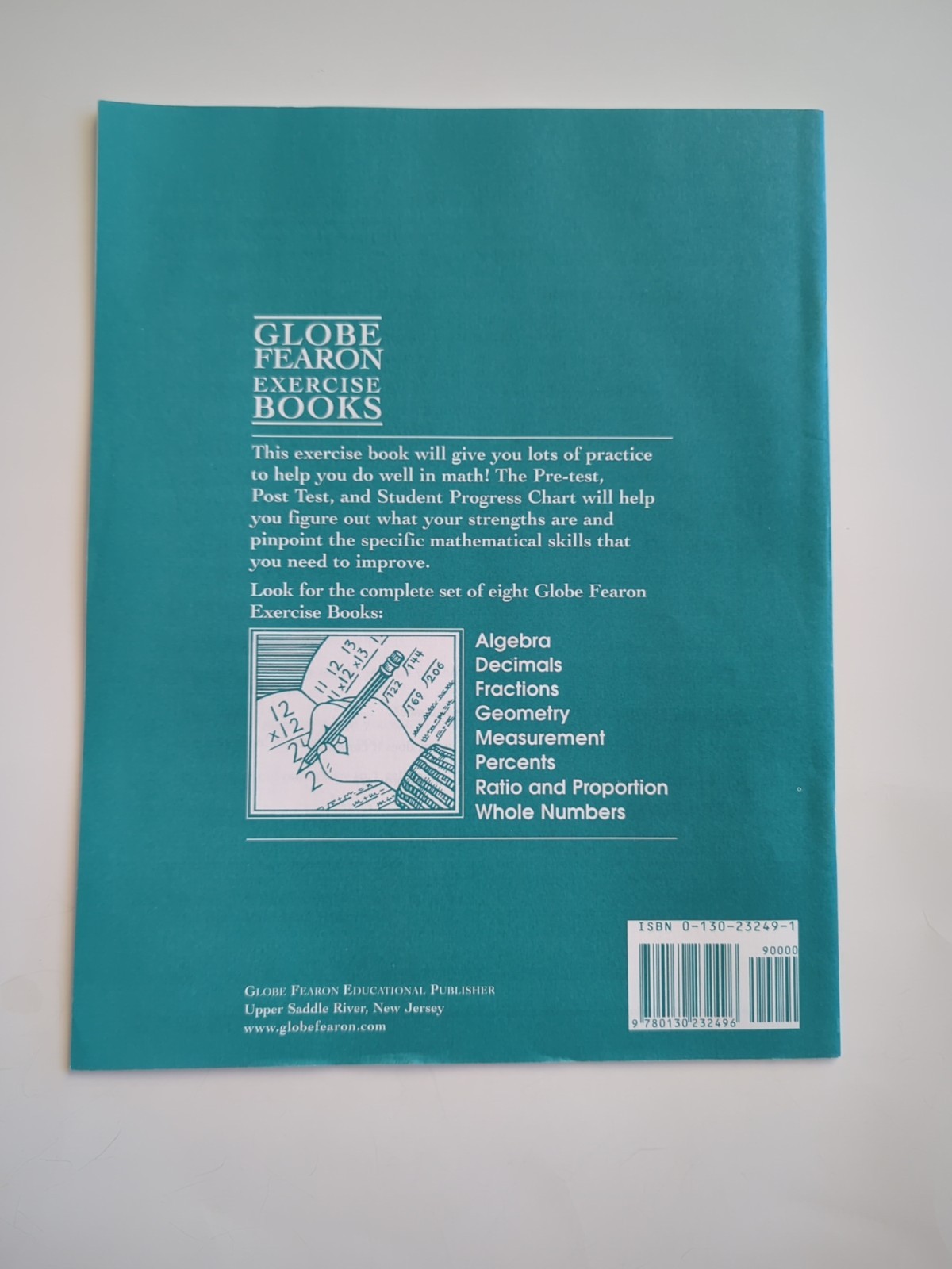 GLOBE FEARON EXERCISE BOOKS Measurement 1999 Math Skills Practice Unused