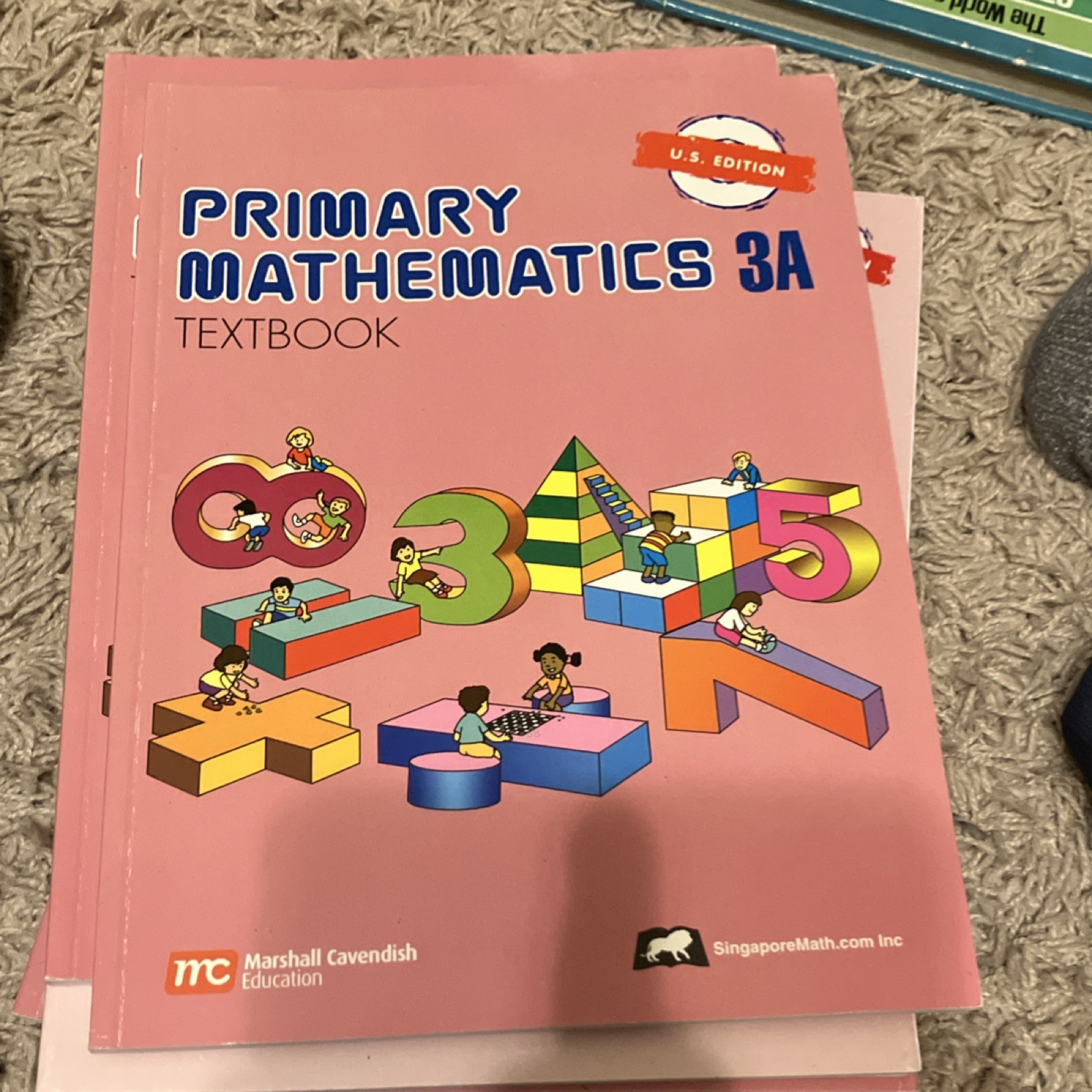 Student workbook. Primary Mathematics 3A Textbook..THERE ARE 9 books