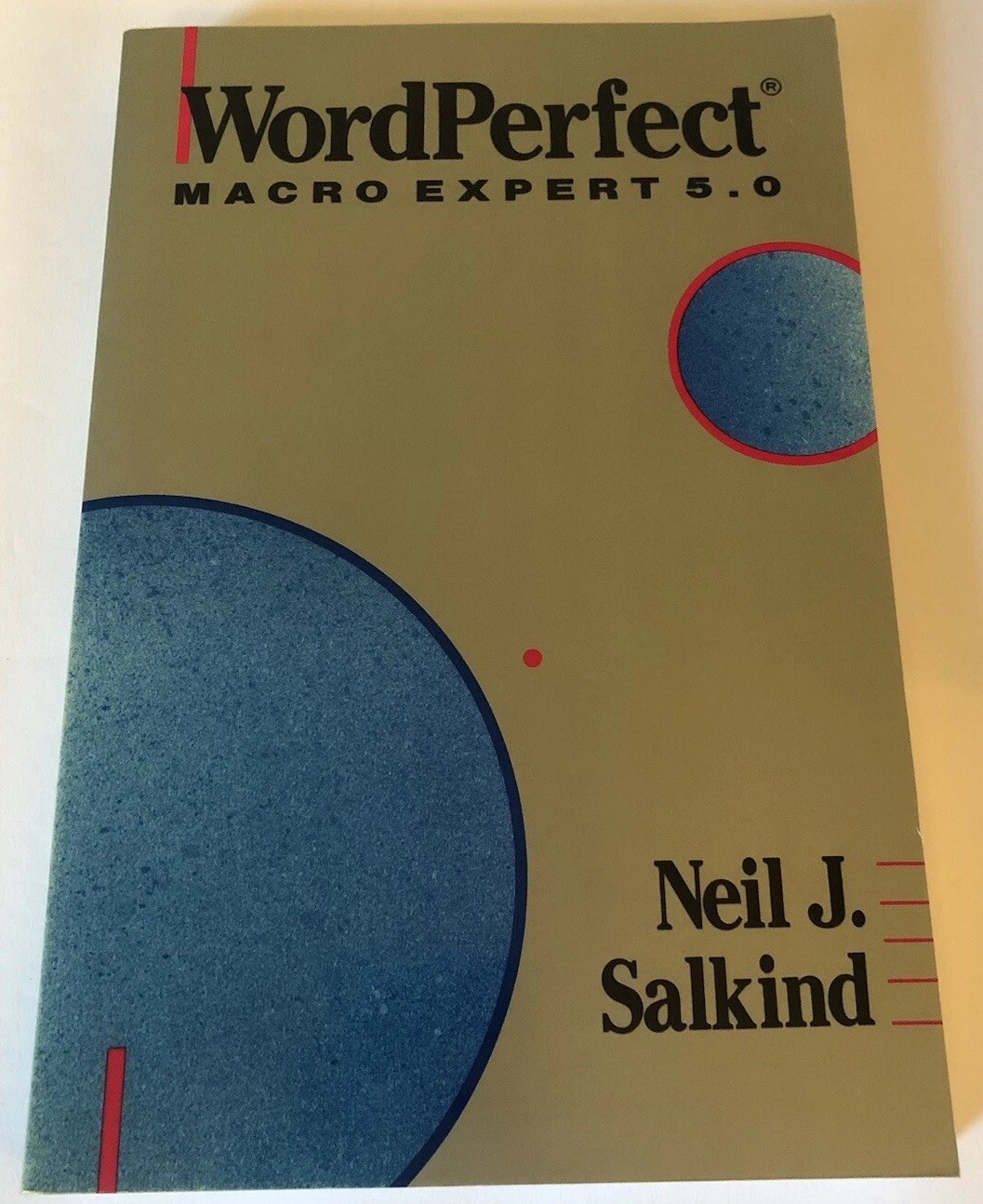 VINTAGE WordPerfect 5.0 Macro Expert by Neil J. Salkind 1989 PB Dow-Jones Irwin